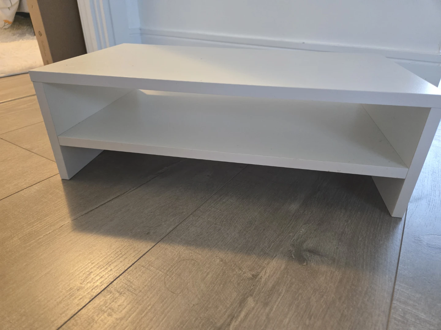 White Two-Tiered laptop stand - photo 2