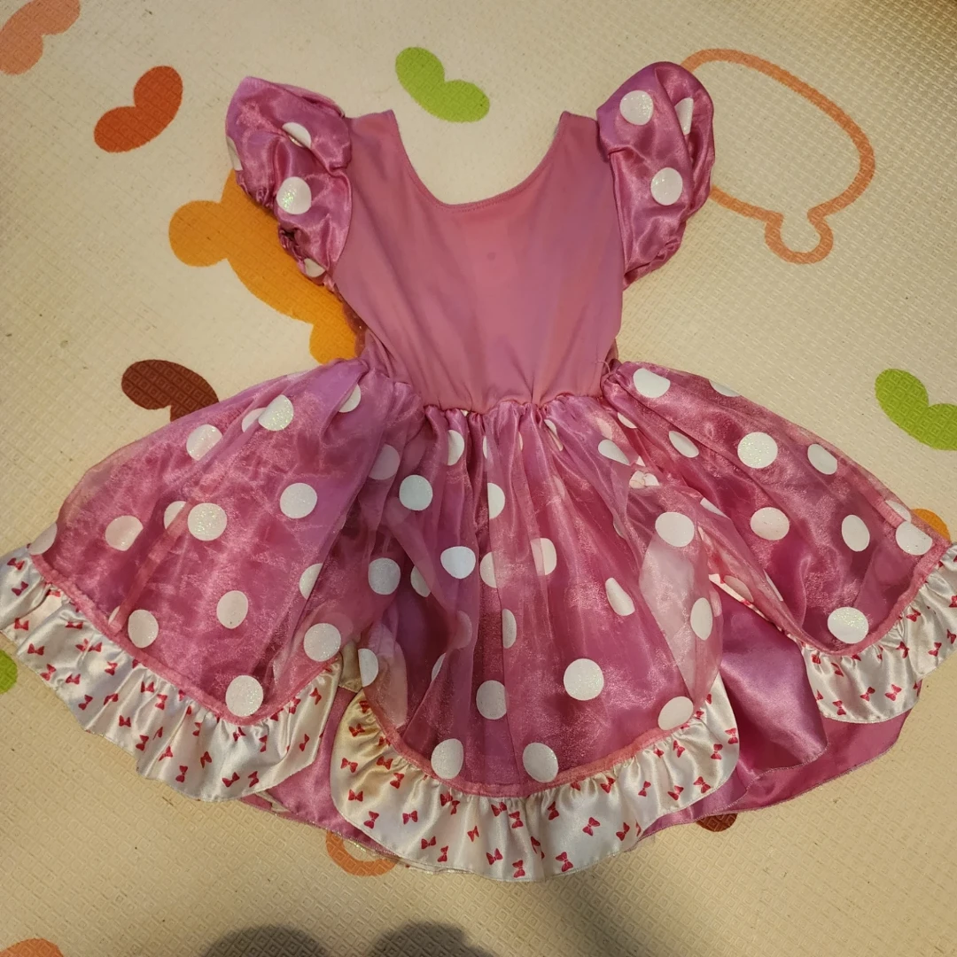 Disney Store Pink Polka Dot Minnie Mouse Dress - photo 2