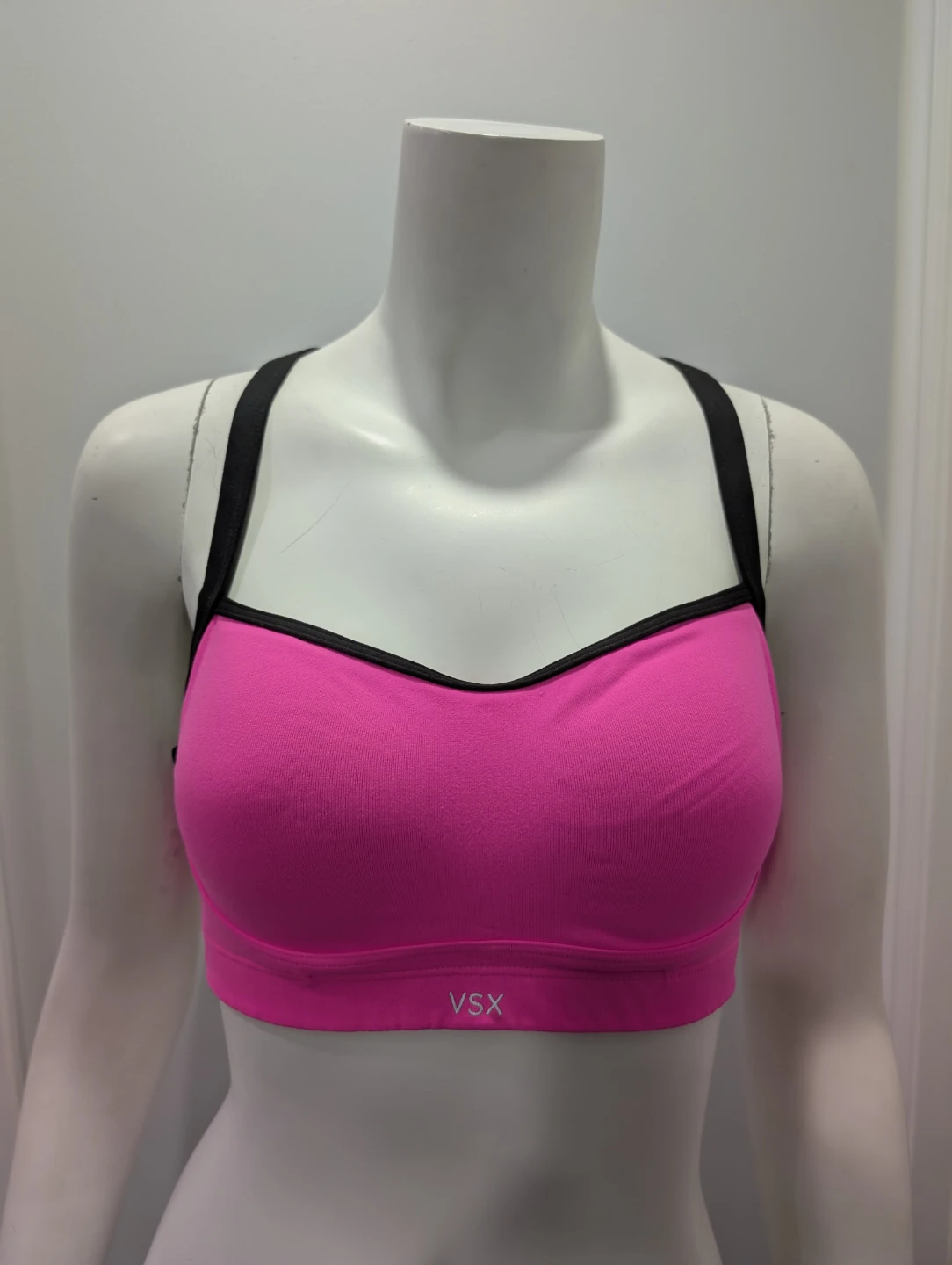 EUC - Women's Victoria's Secret VSX Pink Sports Bra 34C