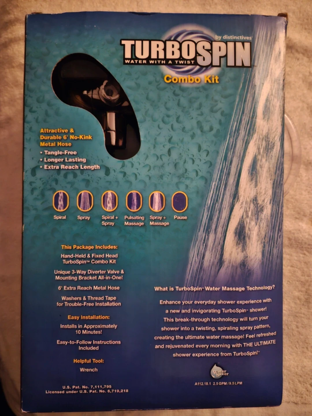 NEW Showerhead with 6 ft Hose, 6 spray settings ⚽️ - photo 2