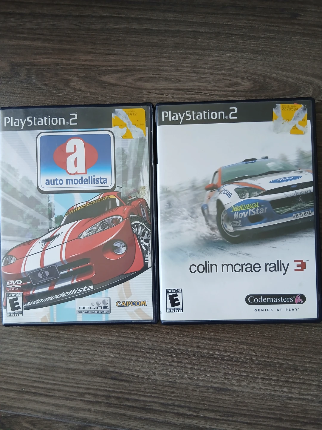 PS2 games: Auto Modellista & Colin McRae Rally 3
