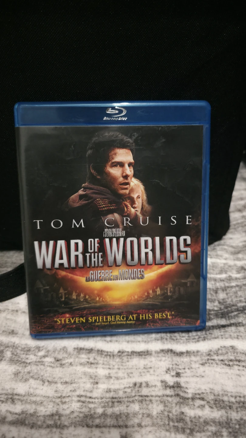 War of the world's bluray dvd Tom Cruise