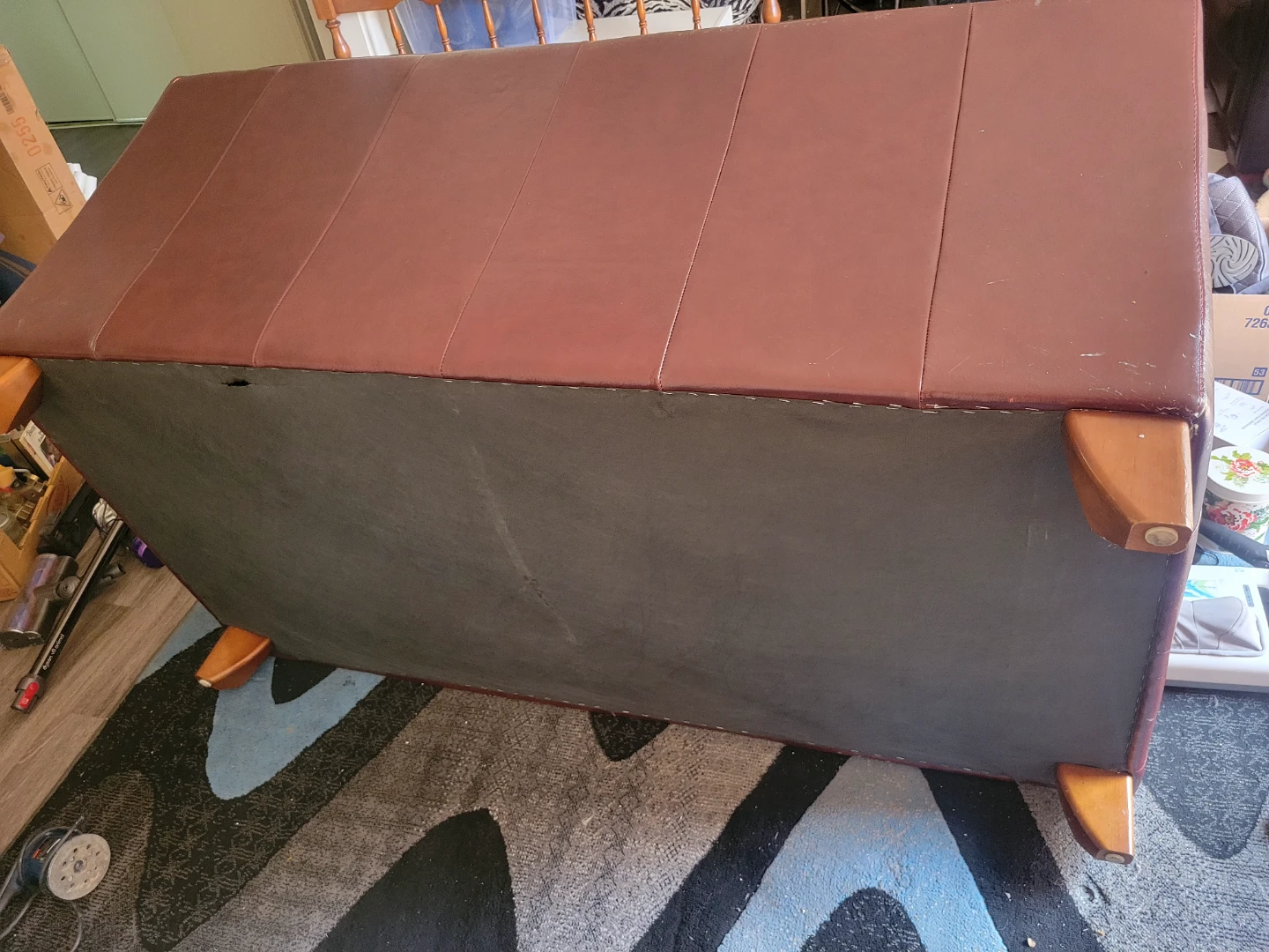 Natuzzi Brown Leather Loveseat - photo 3
