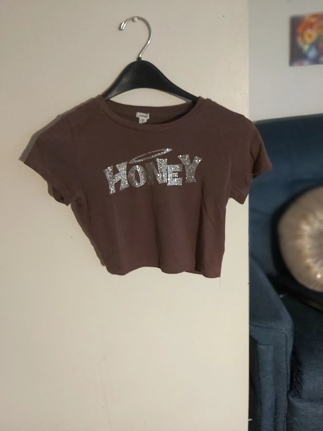 Brown Honey Cropped T-Shirt