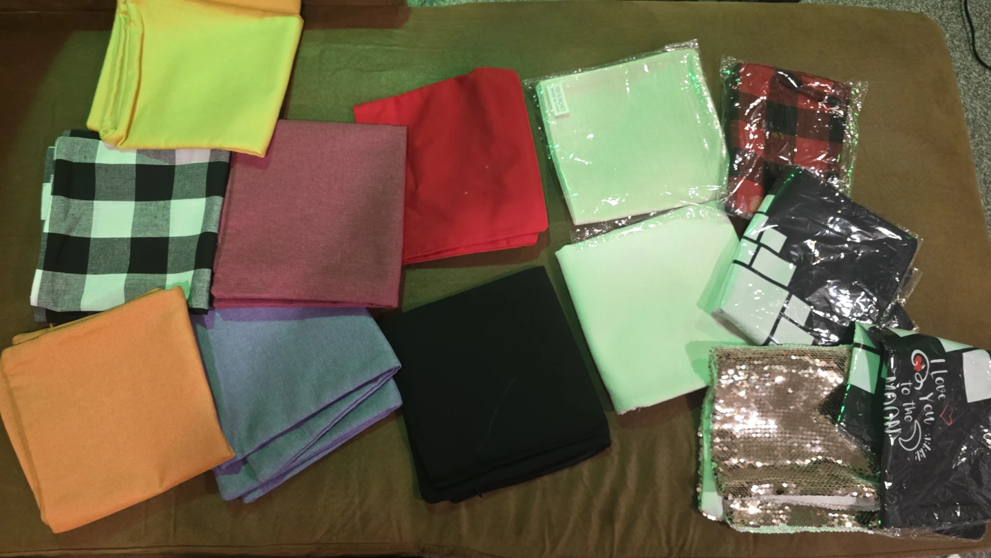 Assorted new sublimation pillow cases