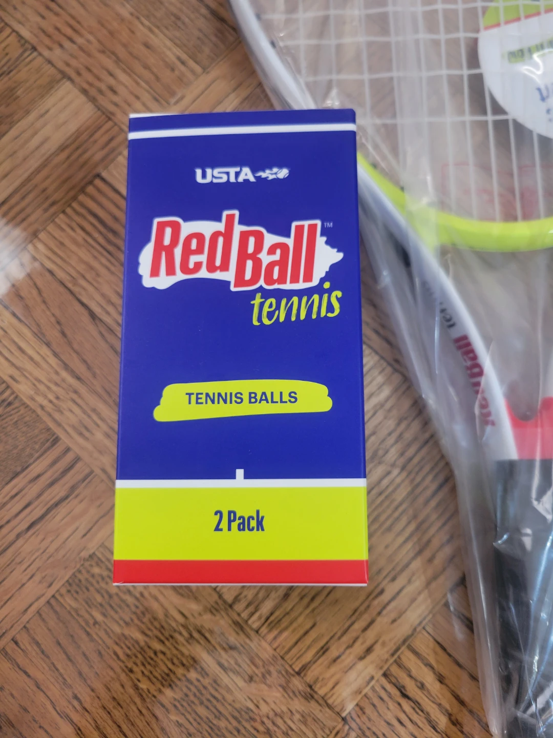 NEW 2 Red Ball Tennis Racquets and Balls Set - photo 2