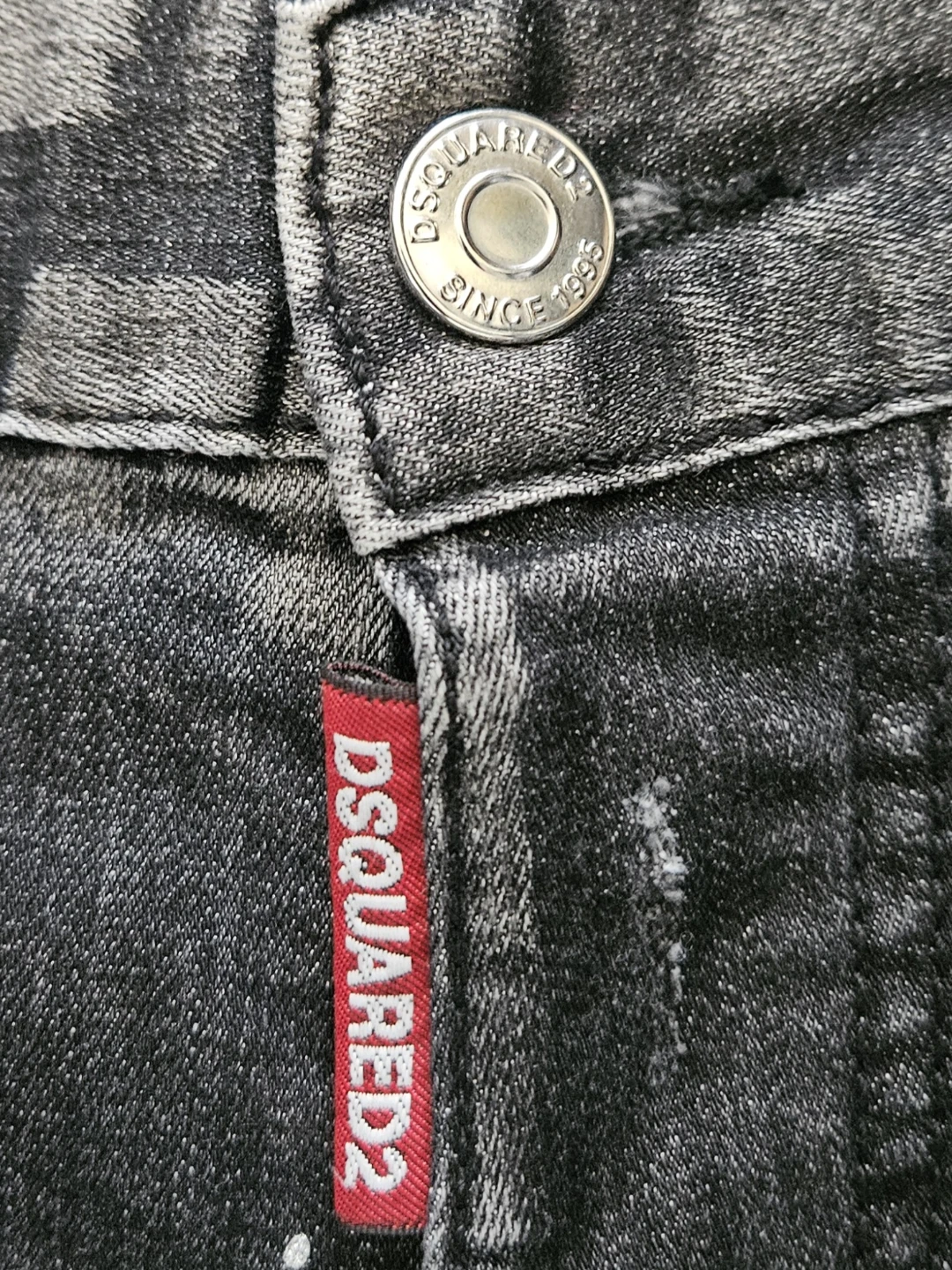 Authentic DSquared2 Black Wash Super Twinky Men's Jeans - photo 4