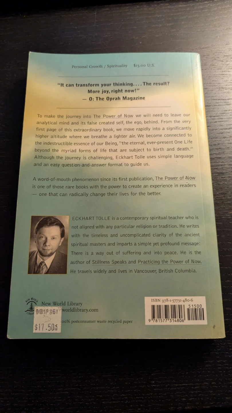 The Power of Now by Eckhart Tolle - photo 2