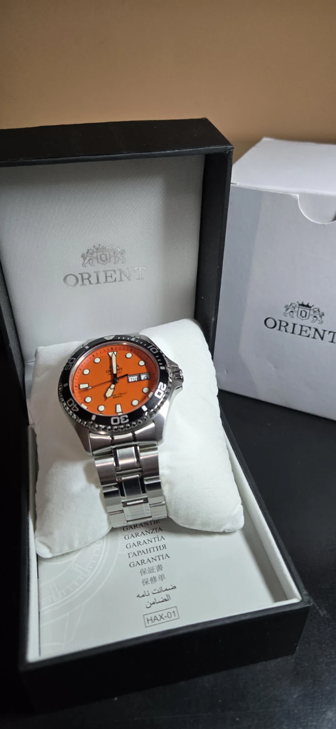 Orient Ray II Automatic Dive Watch - Orange Dial - photo 3