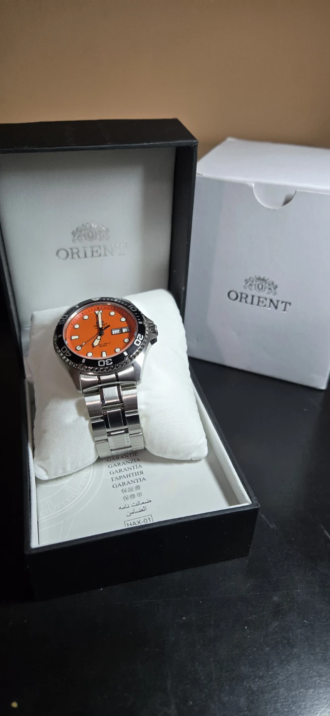 Orient Ray II Automatic Dive Watch - Orange Dial - photo 4