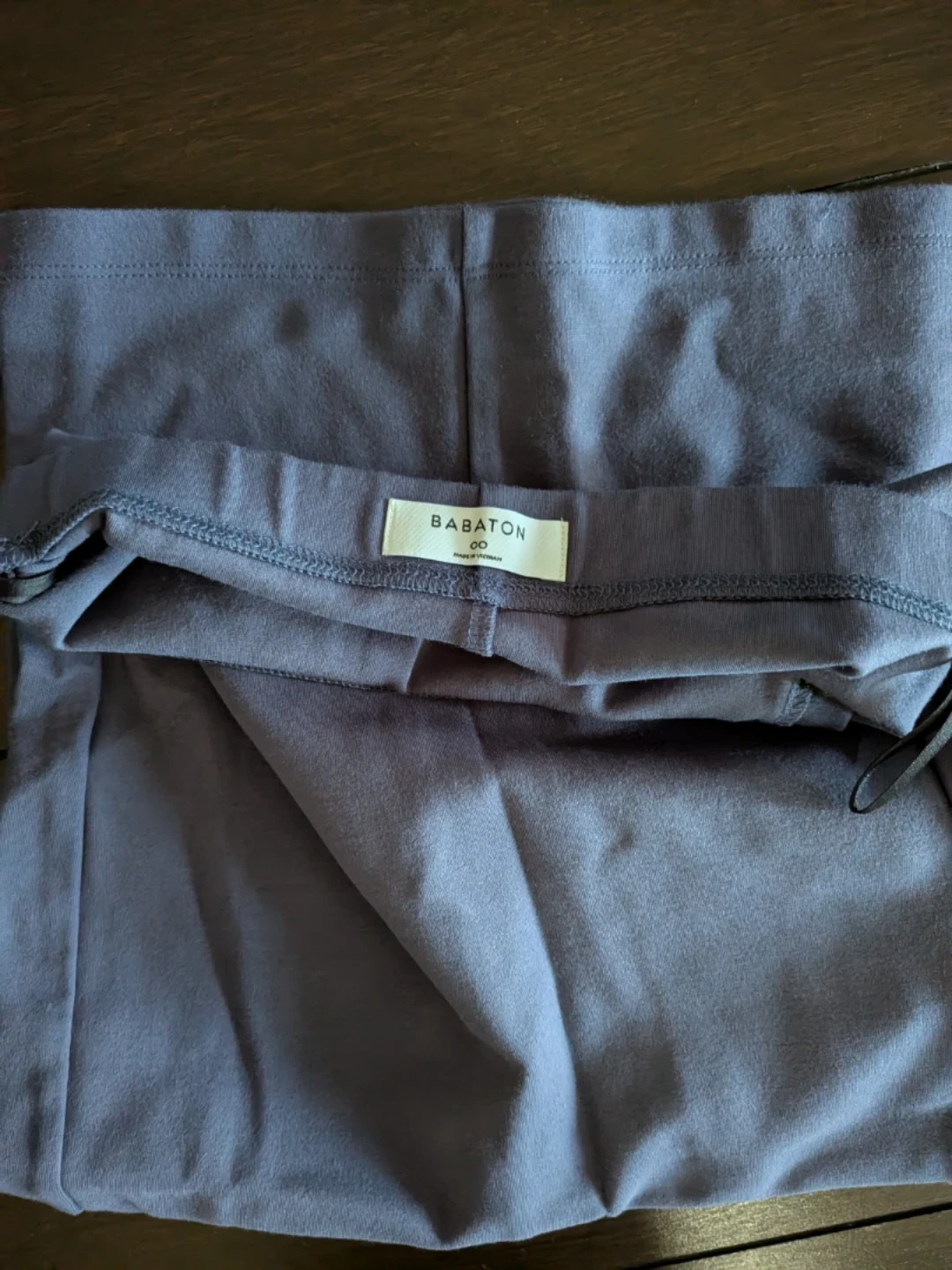 BABATON Purple Pencil Skirt with Side Slit