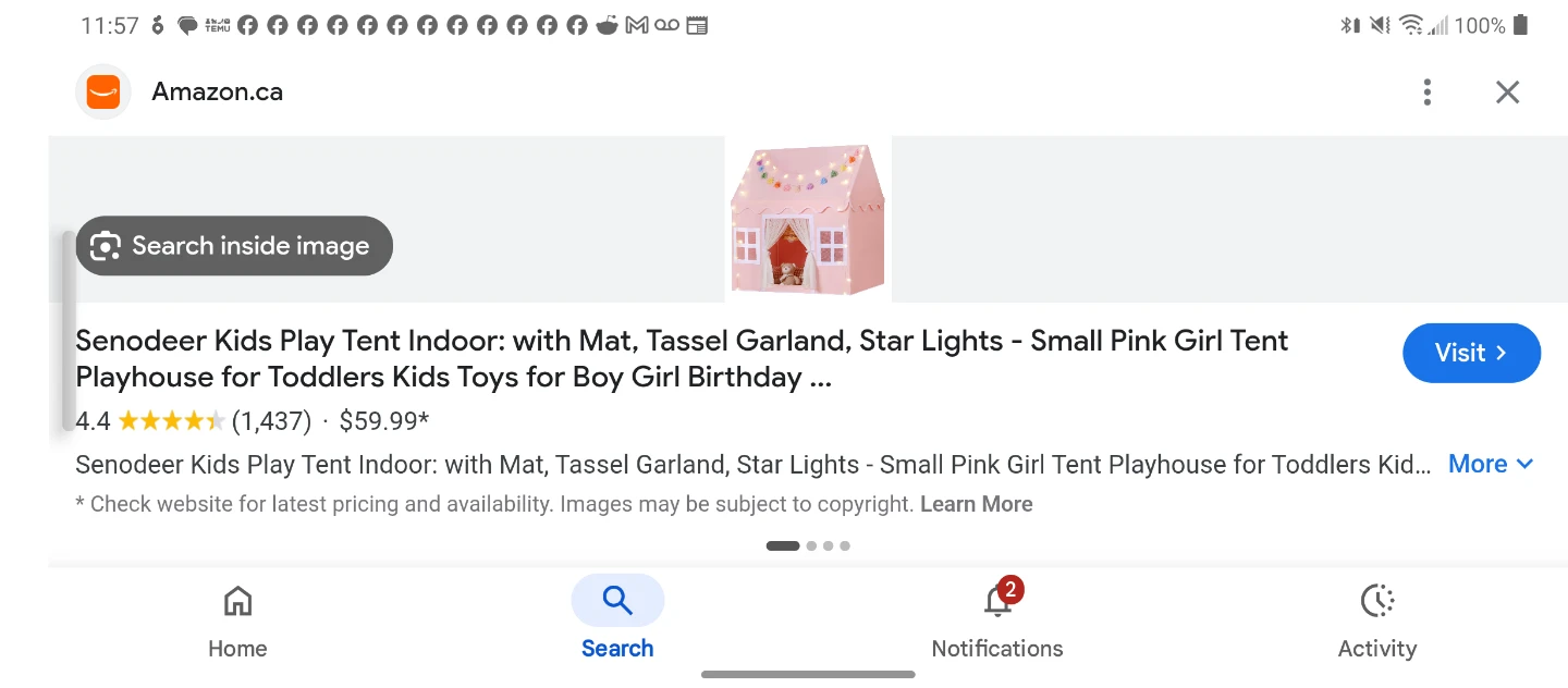 TENT box with stars - photo 2
