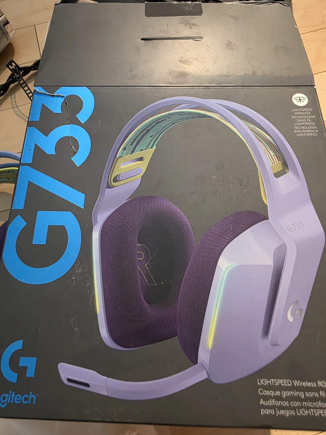 Logitech G733 LIGHTSPEED Wireless Gaming Headset - Lilac $70