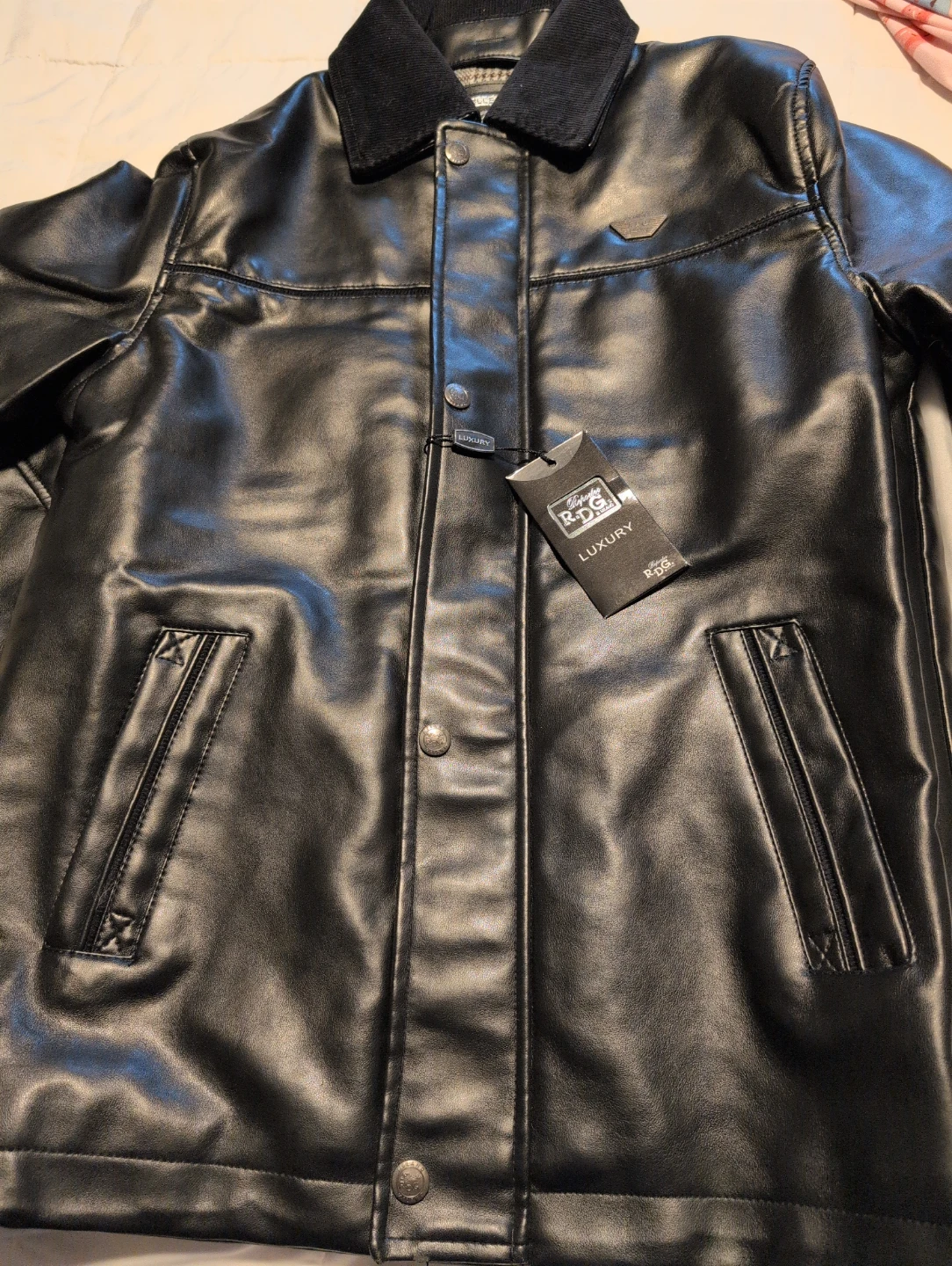 Reporter R.D.G. Luxury Black Faux Leather Jacket - photo 3