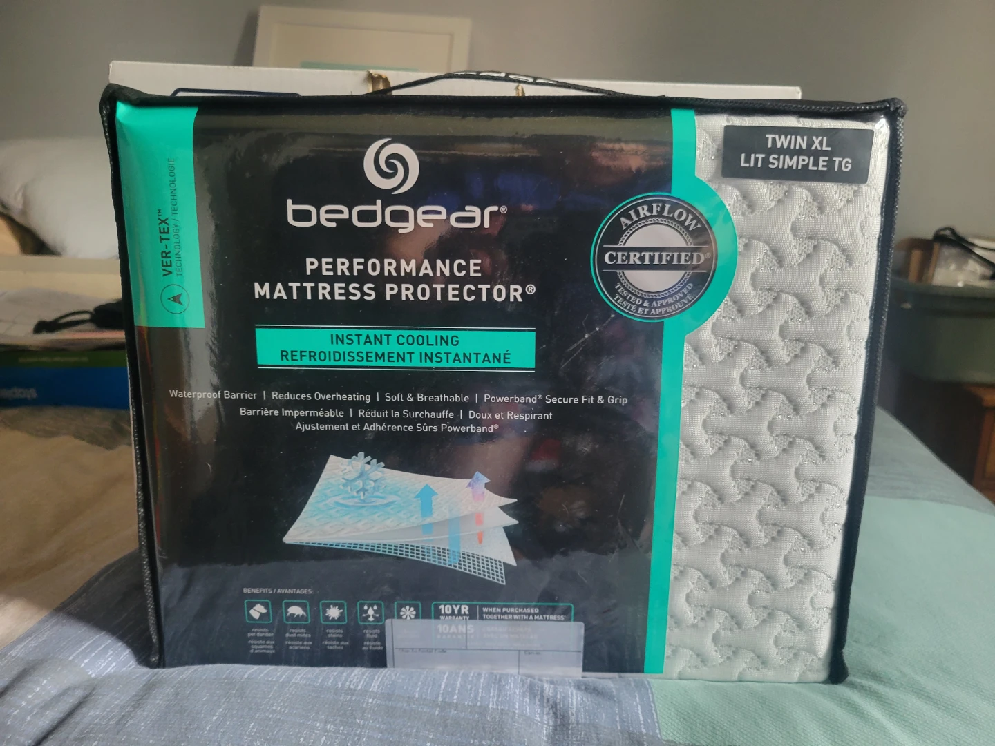 BRAND NEW. TWIN XL Bedgear Performance Mattress Protector - photo 3