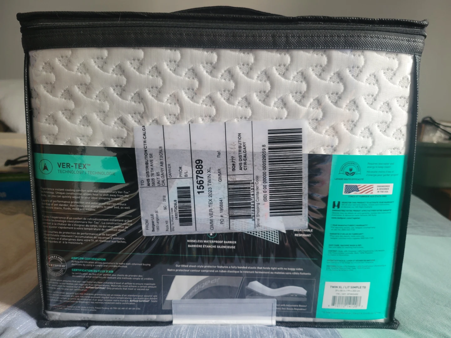 BRAND NEW. TWIN XL Bedgear Performance Mattress Protector - photo 4