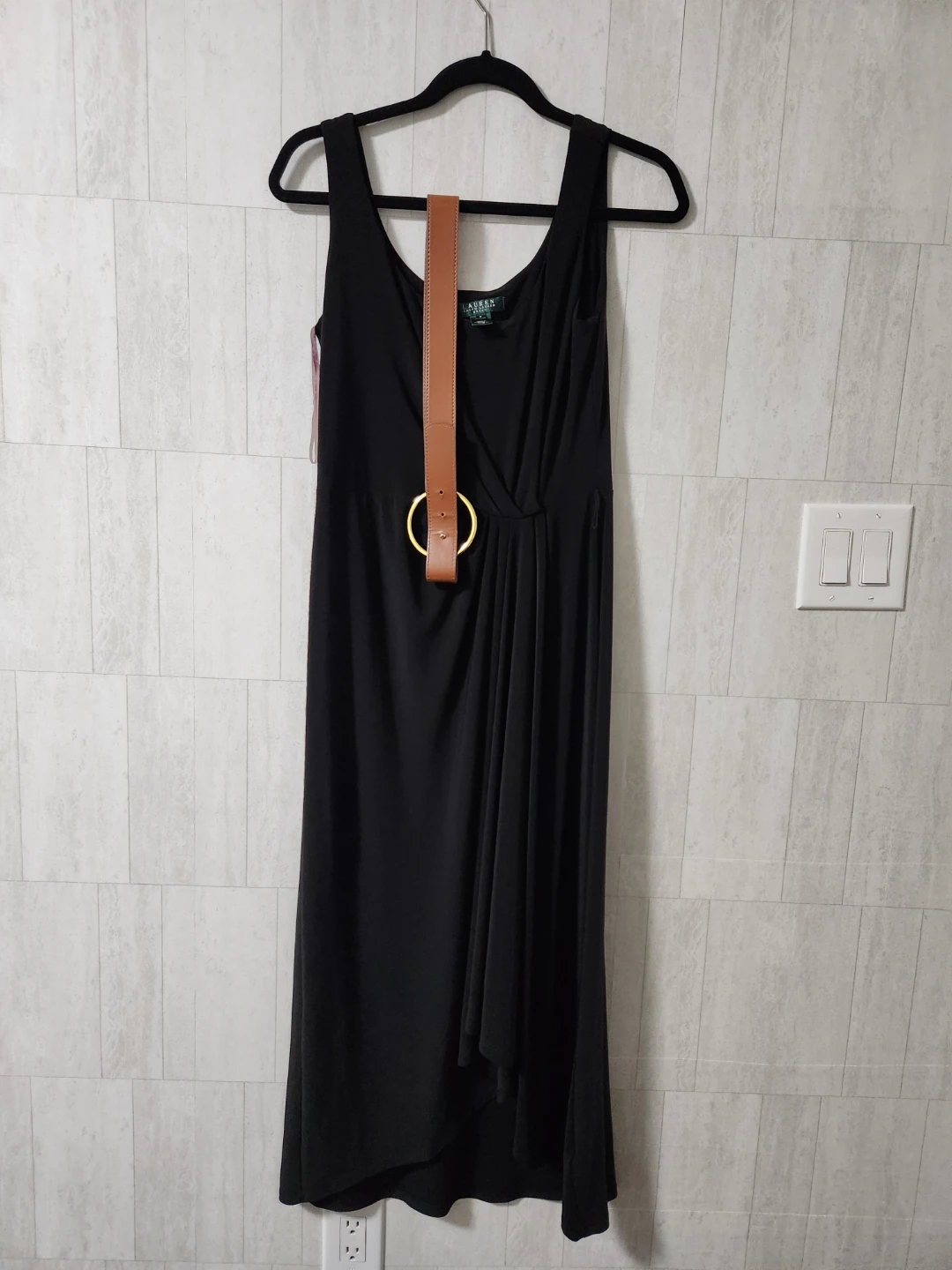 Lauren Ralph Lauren Black Ruched Jersey Dress - photo 2