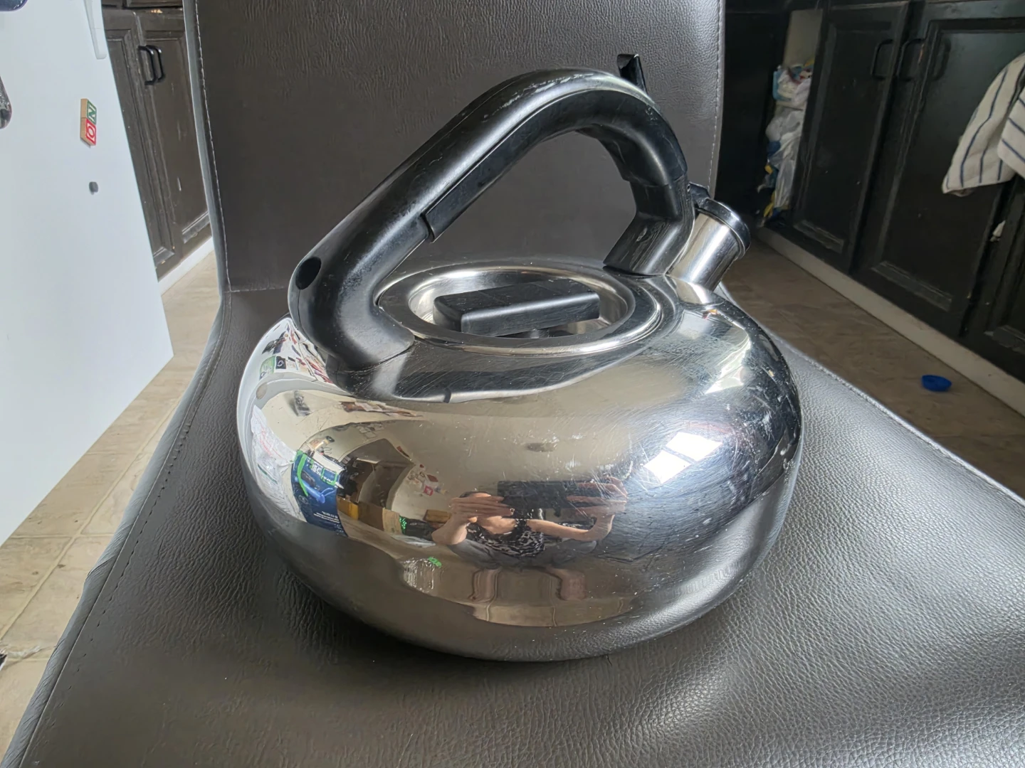 Whistling Stovetop Kettles, Stainless Steel Ergonomic Handle - photo 3