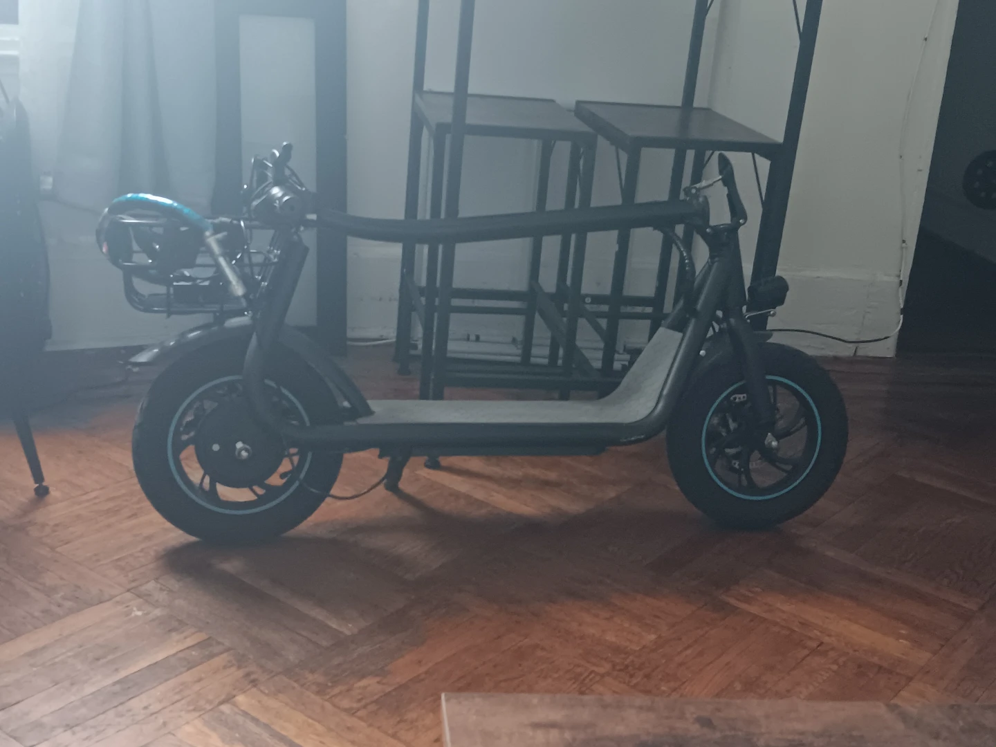 Electric Scooter with Basket - photo 3