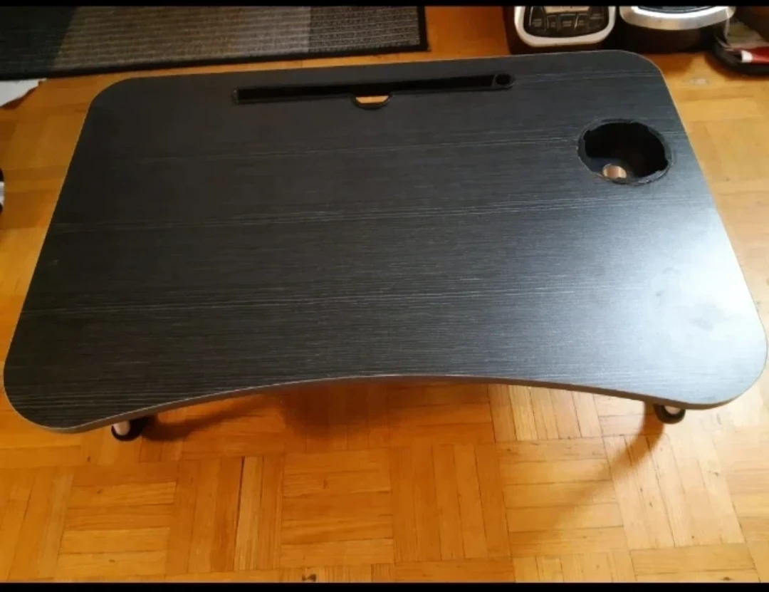 Black Lap Desk with Cup Holder ⚽️