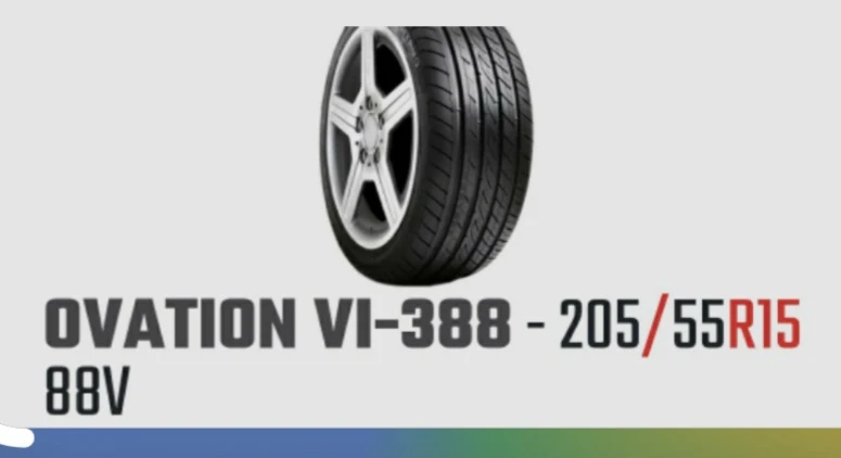 Ovation VI-388 Tire - 205/55R15