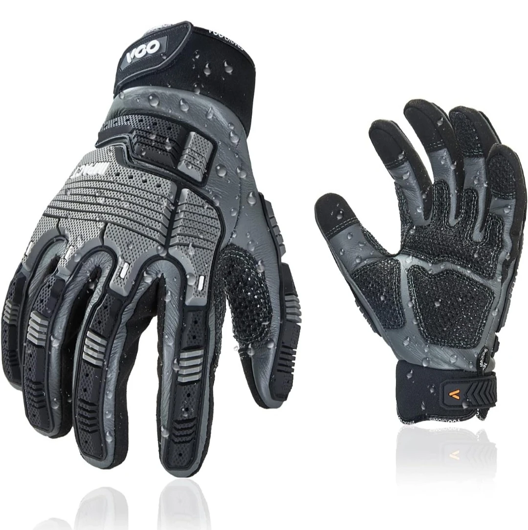 VGO Impact Resistant Work Gloves