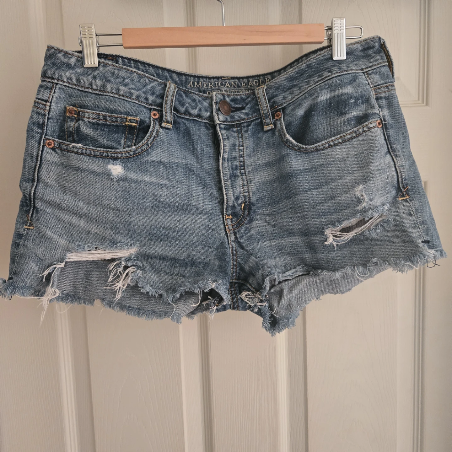 American Eagle Denim Shorts Size 10