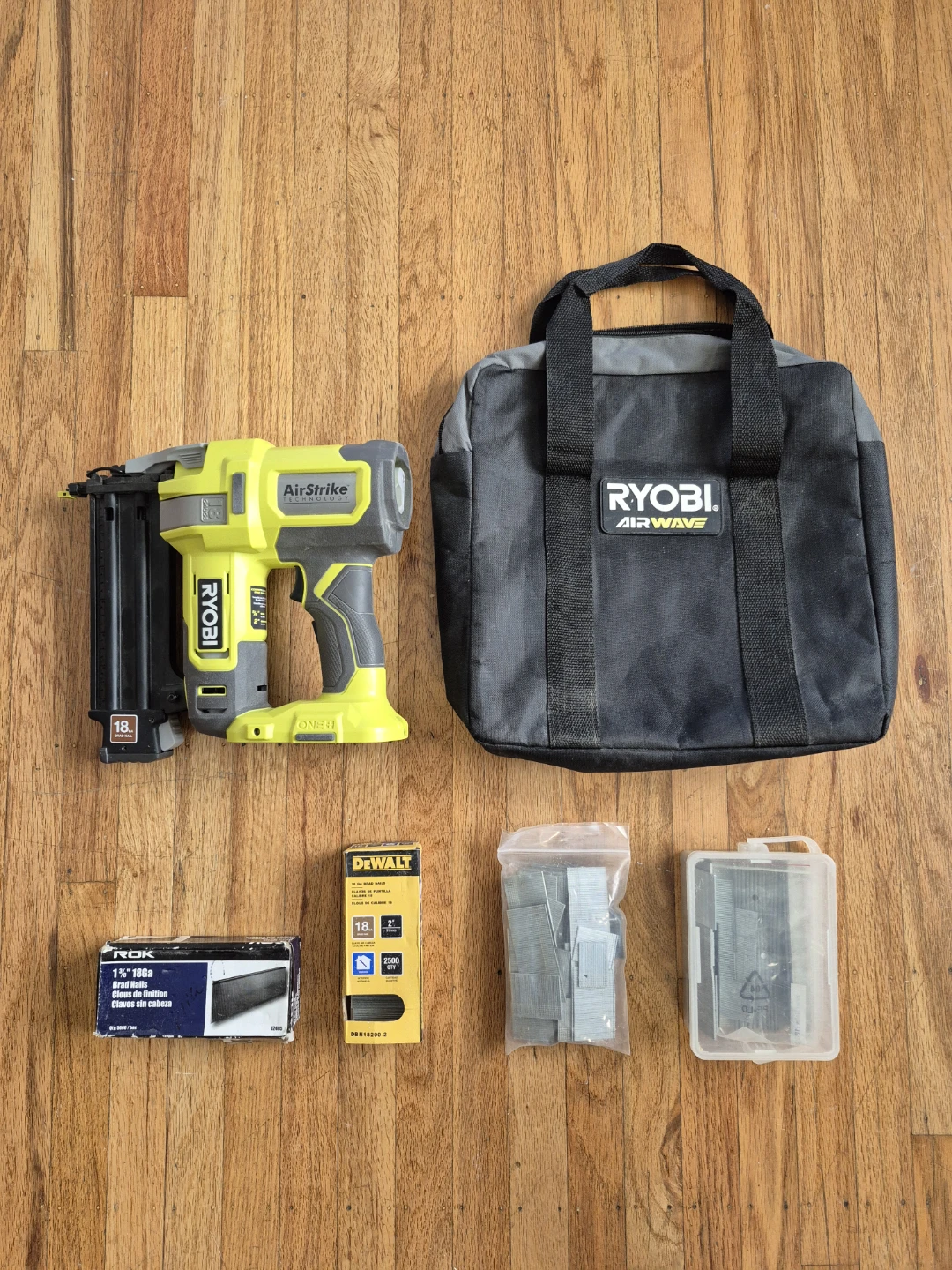 Ryobi Brad Nailer Kit