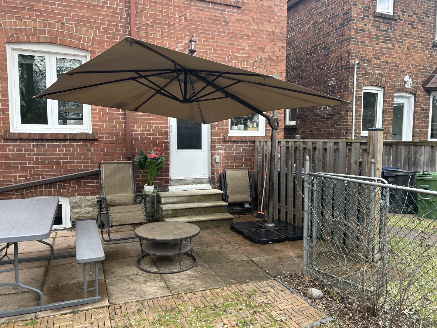 Patio Umbrella with Base - photo 3
