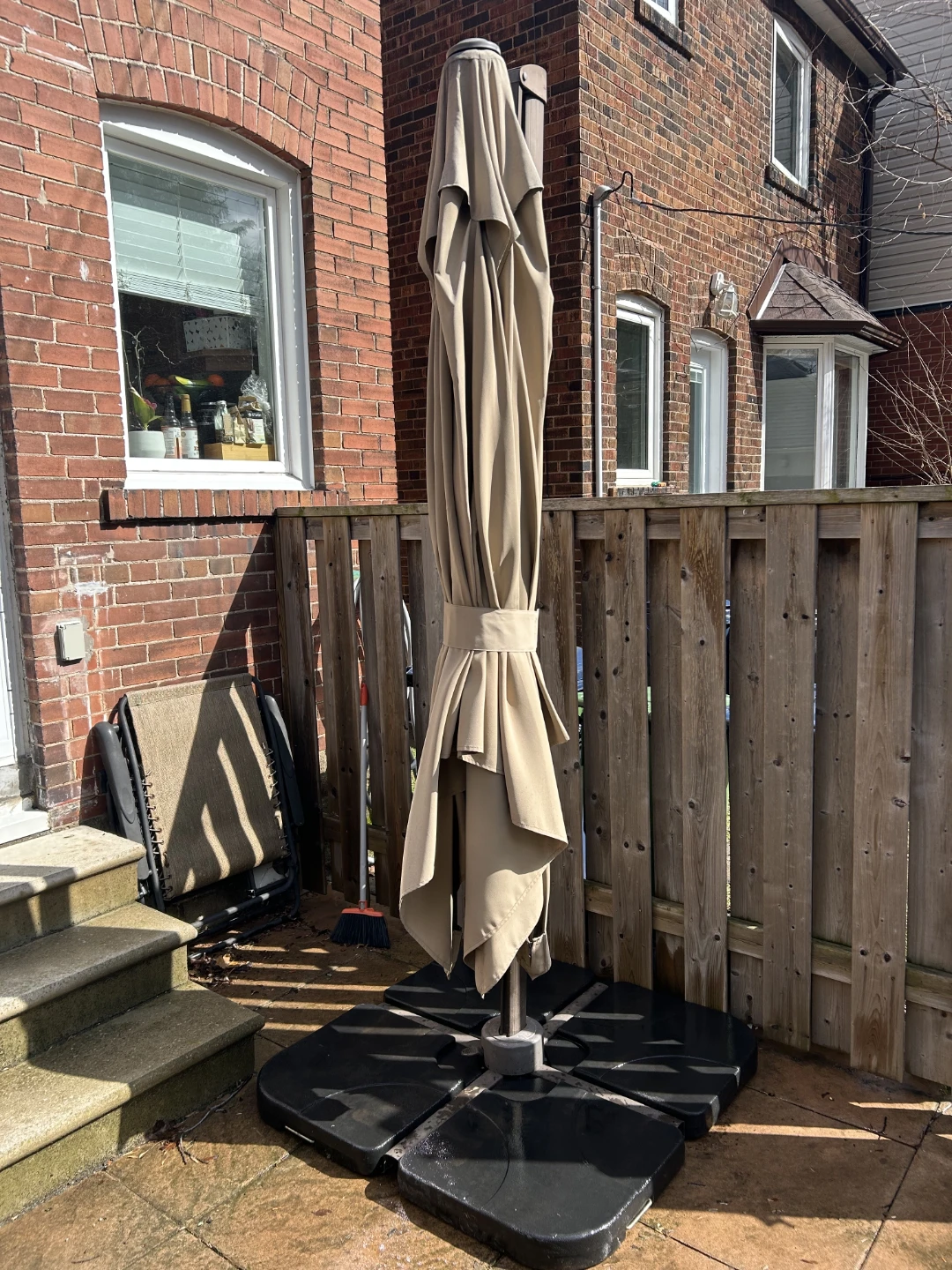 Patio Umbrella with Base - photo 4