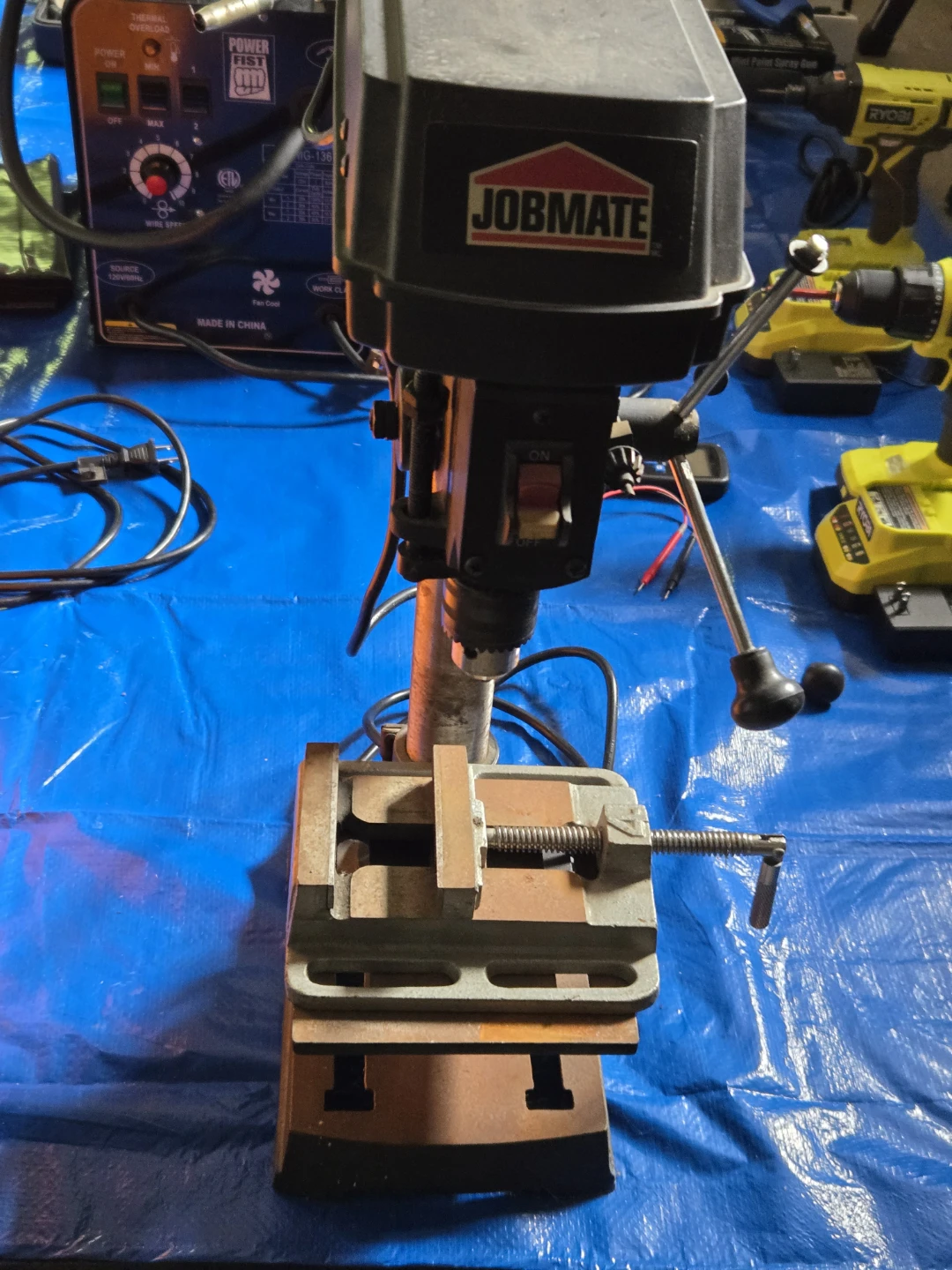 JOBMATE Drill Press With Vice