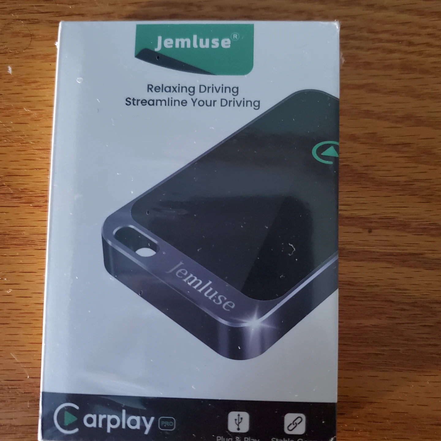 Jemluse Wireless CarPlay Adapter