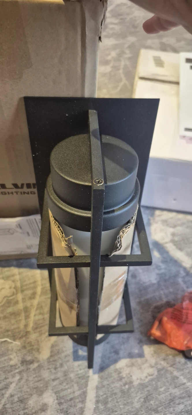 BNIB  Black Outdoor Wall Light Fixture - photo 4