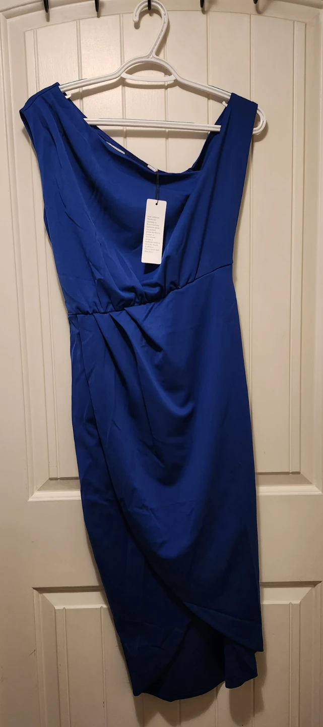 Kate Kasin Blue Dress Size S