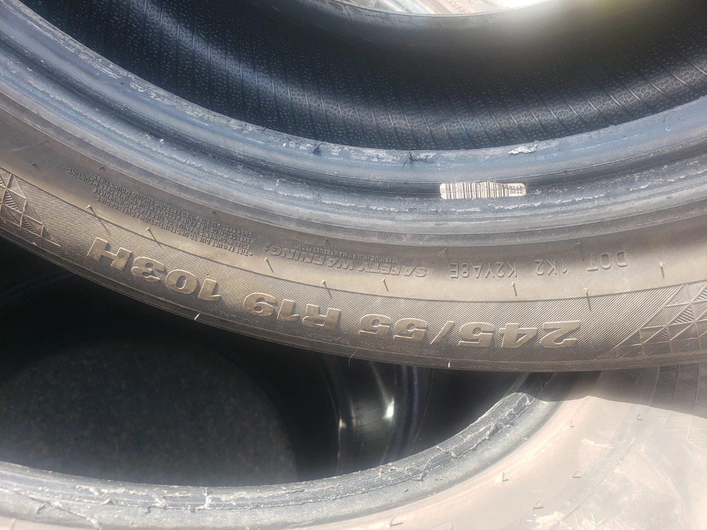Kumho 245/55 R19 Tires - Set of 4 - photo 2