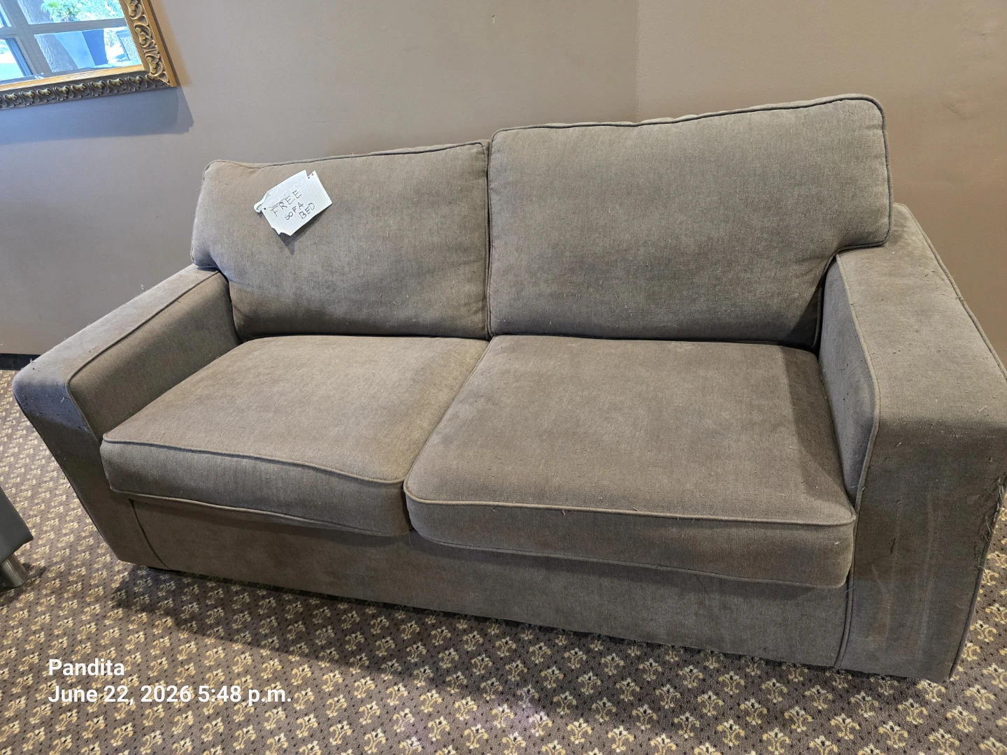 Grey Sofa bed - photo 2