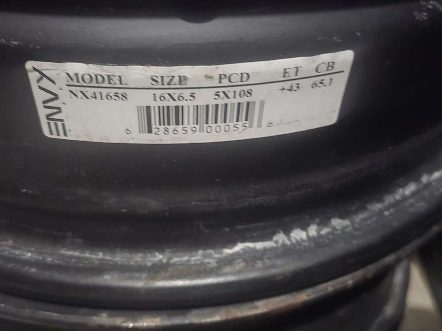 4 x Enkei NX41658 16x6.5 Steel Wheels