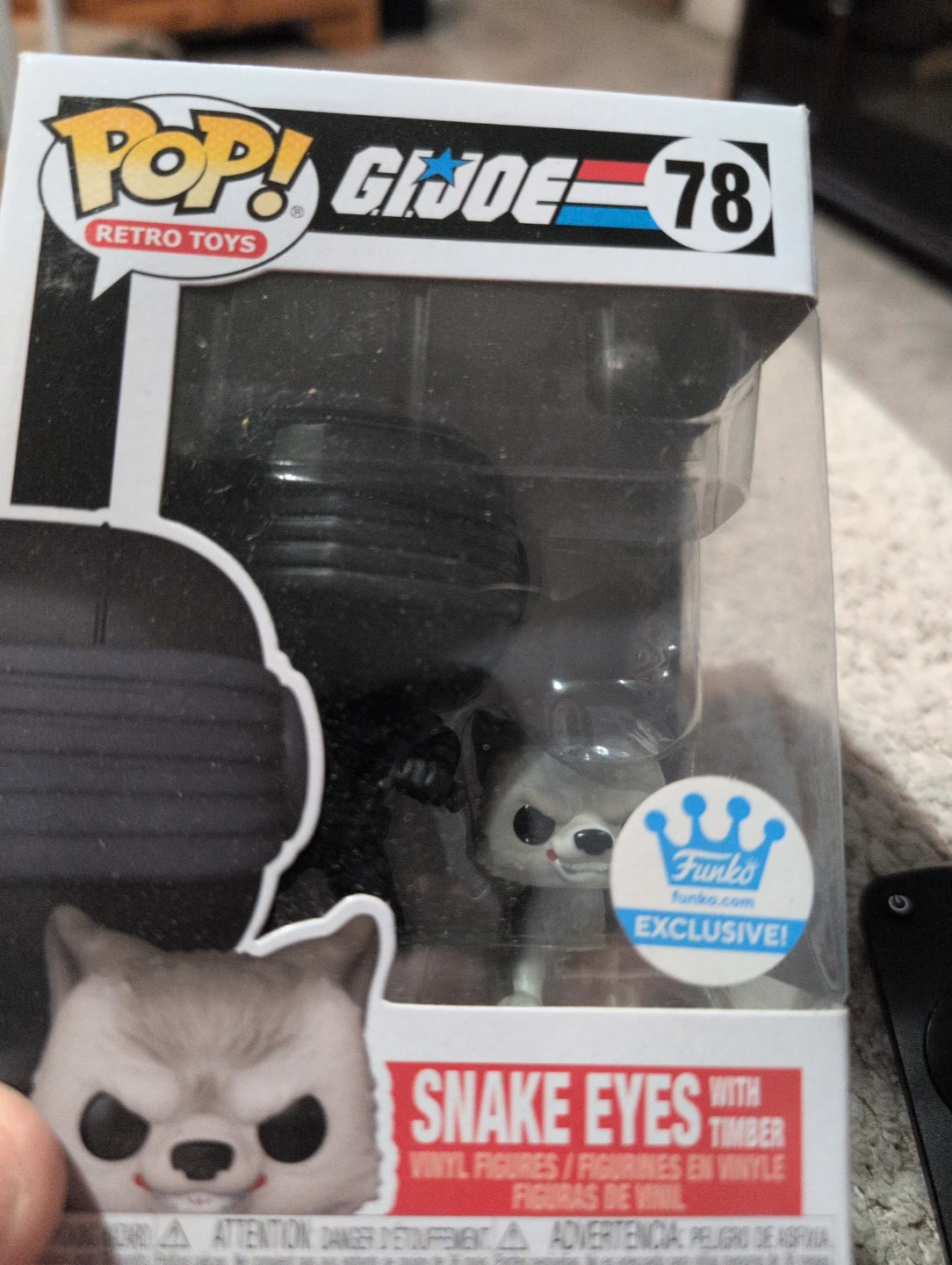 Funko Pop! G.I. Joe Snake Eyes with Timber #78