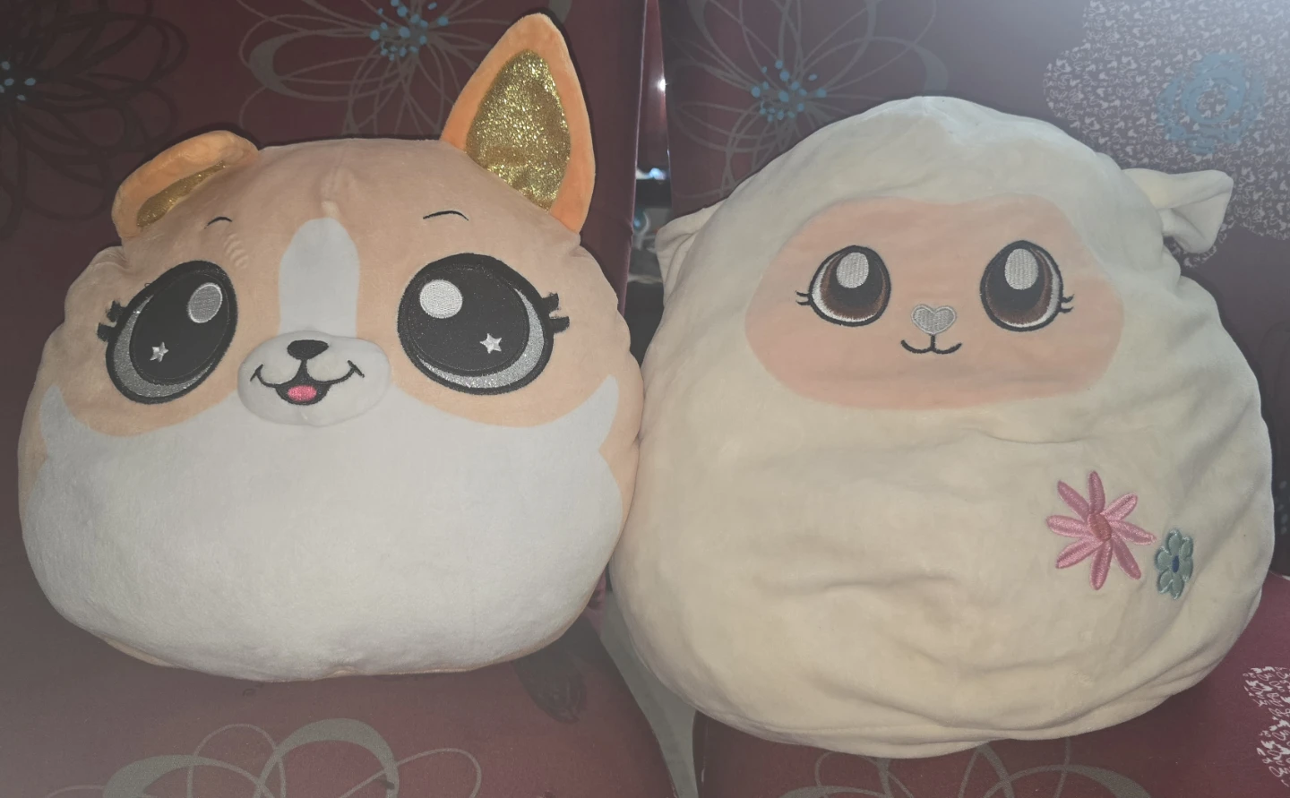Squishmallow Plush Toys - Corgi and Sheep