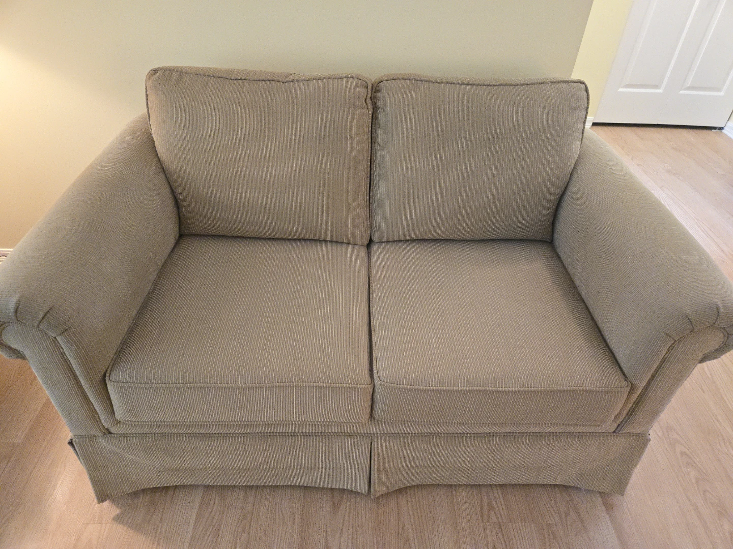 Beige Loveseat Sofa