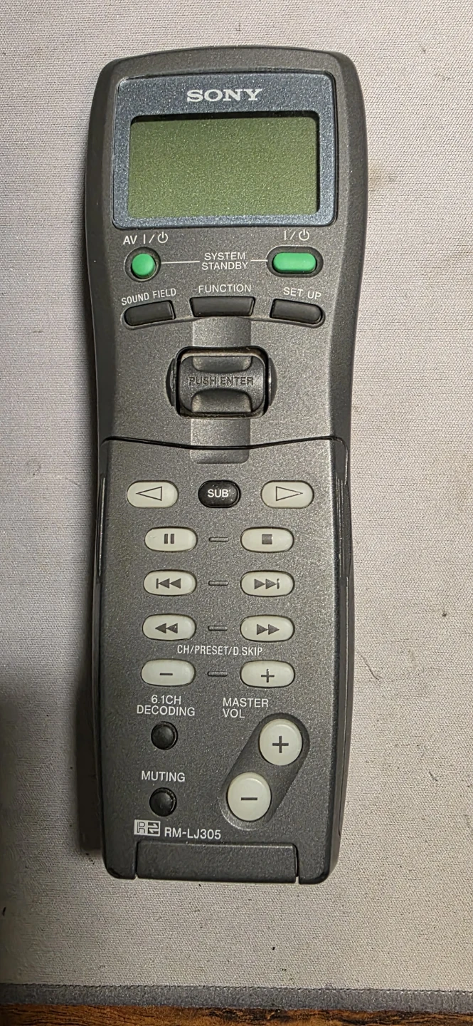 Sony RM-LJ305 Universal Remote Control - photo 5