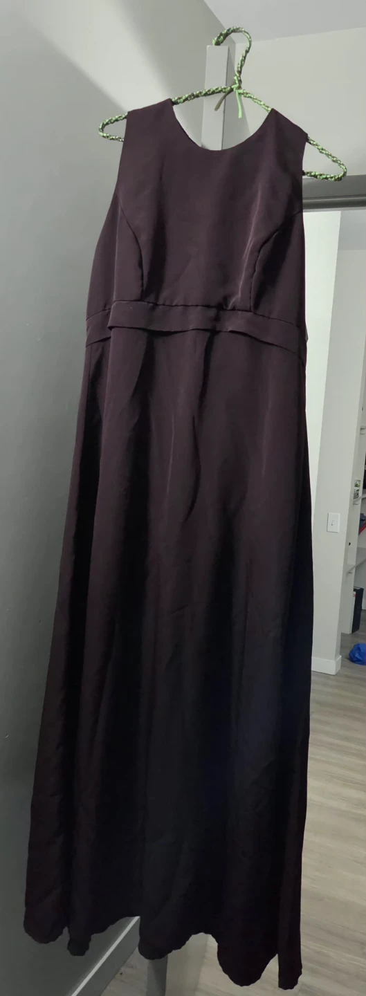 Women's Plum  Dress ( hand made)