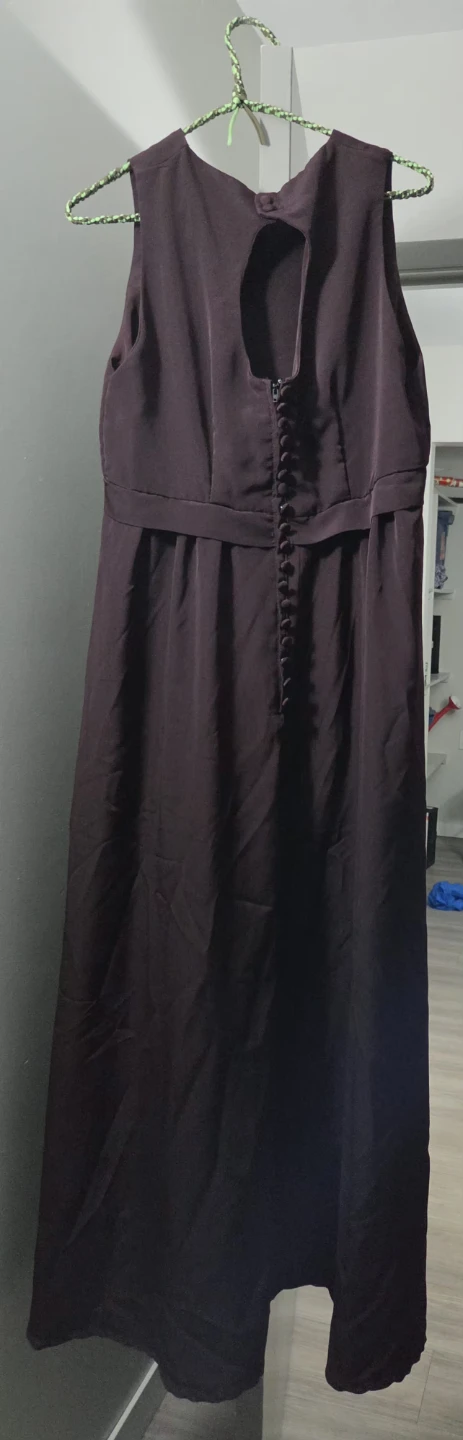 Women's Plum  Dress ( hand made) - photo 2