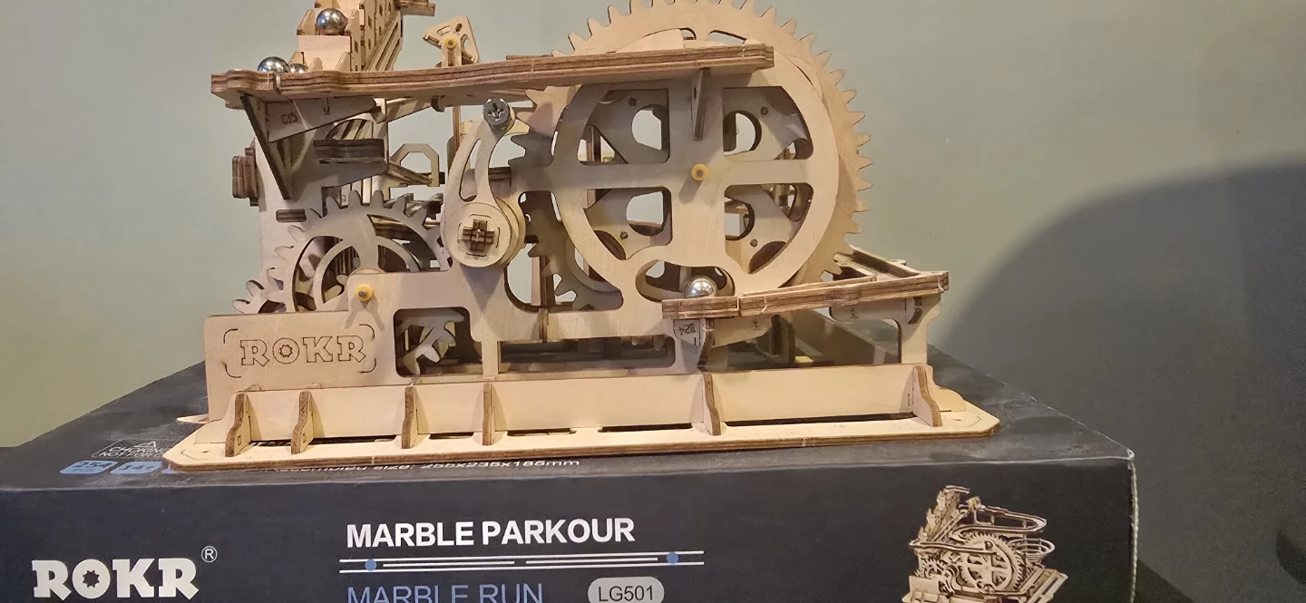 ROKR Marble Run LG501 - Wooden Mechanical Model Kit - photo 3