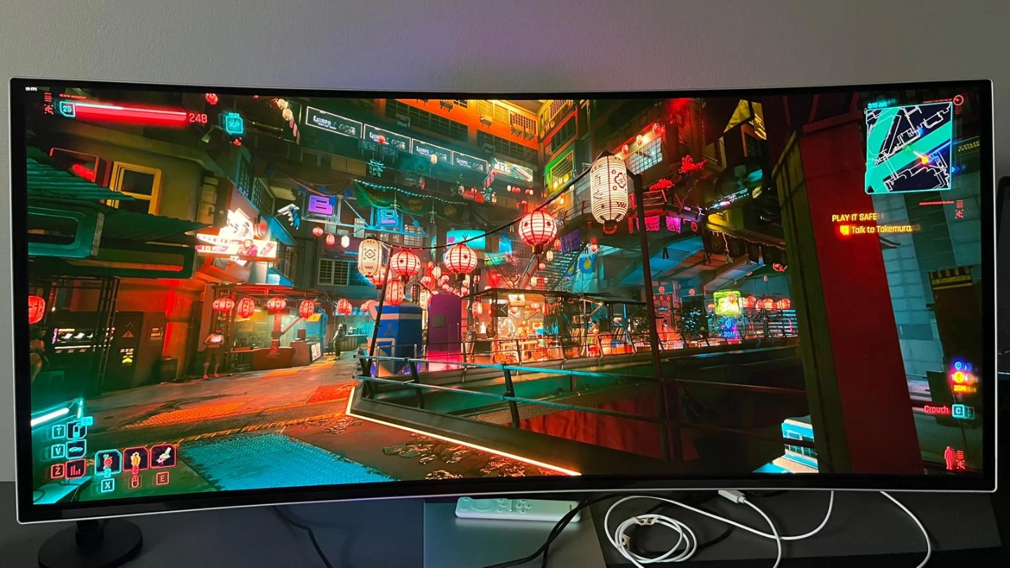 Samsung 34" Odyssey G8 Ultrawide Curved Monitor - photo 2