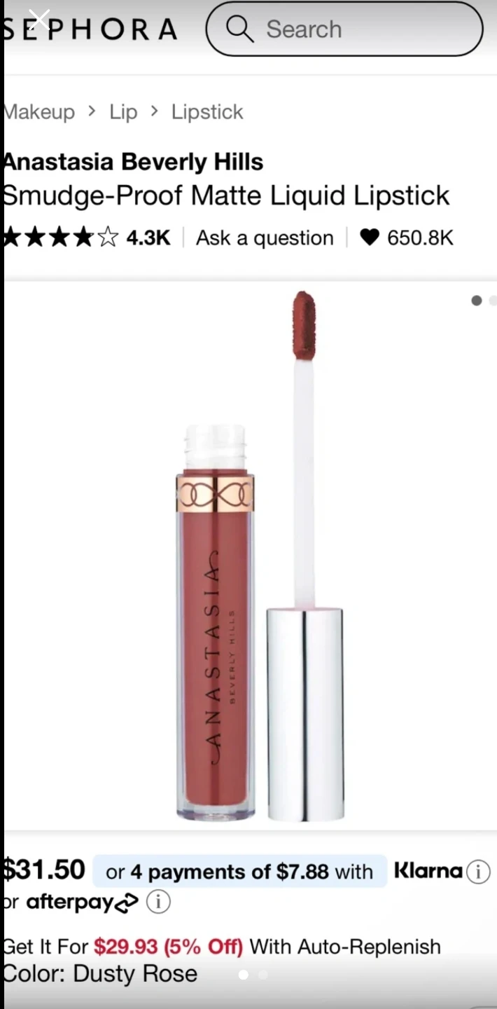 Anastasia Beverly Hills Liquid Lipstick – Dusty Rose 💄 - photo 3