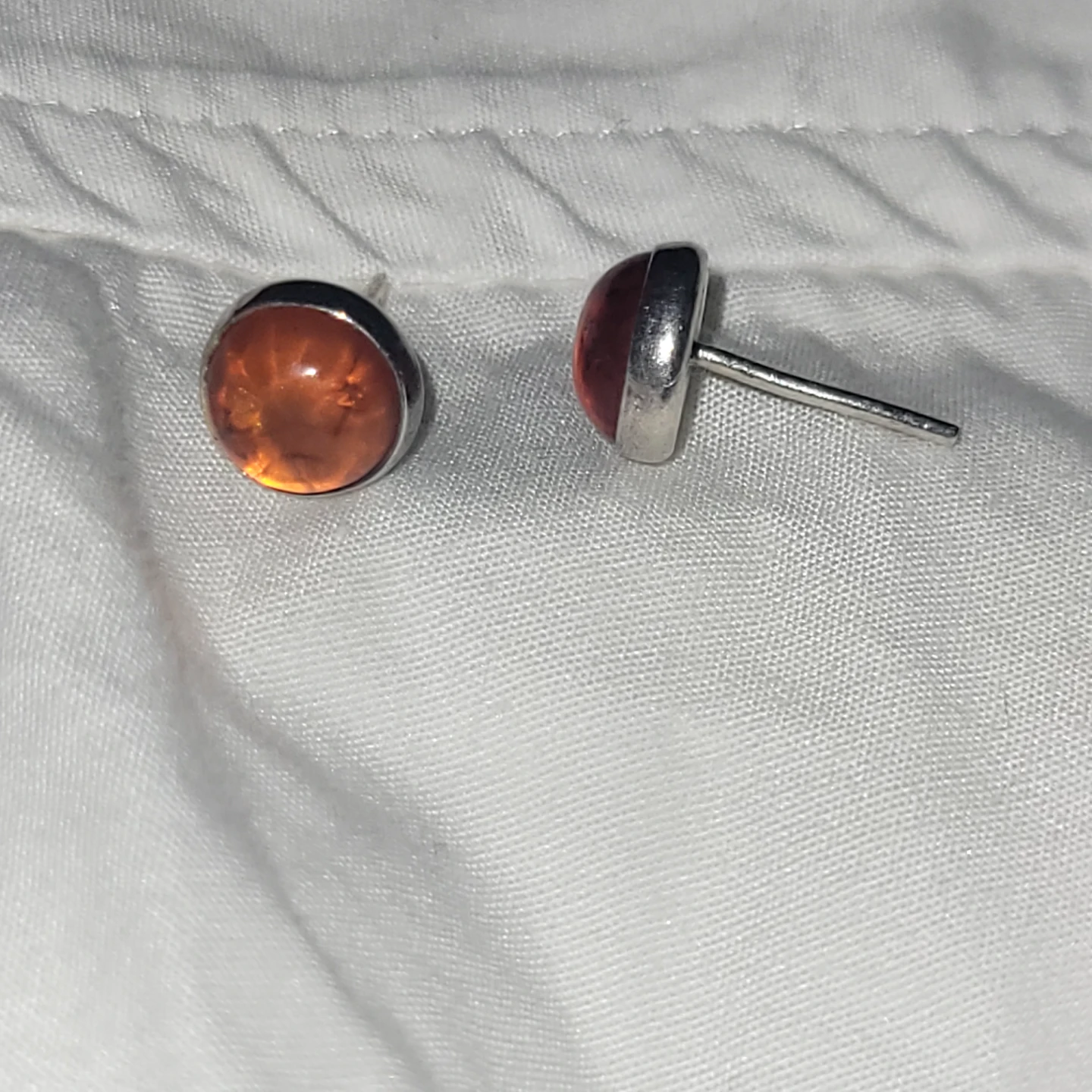Amber Stud Earrings - photo 2