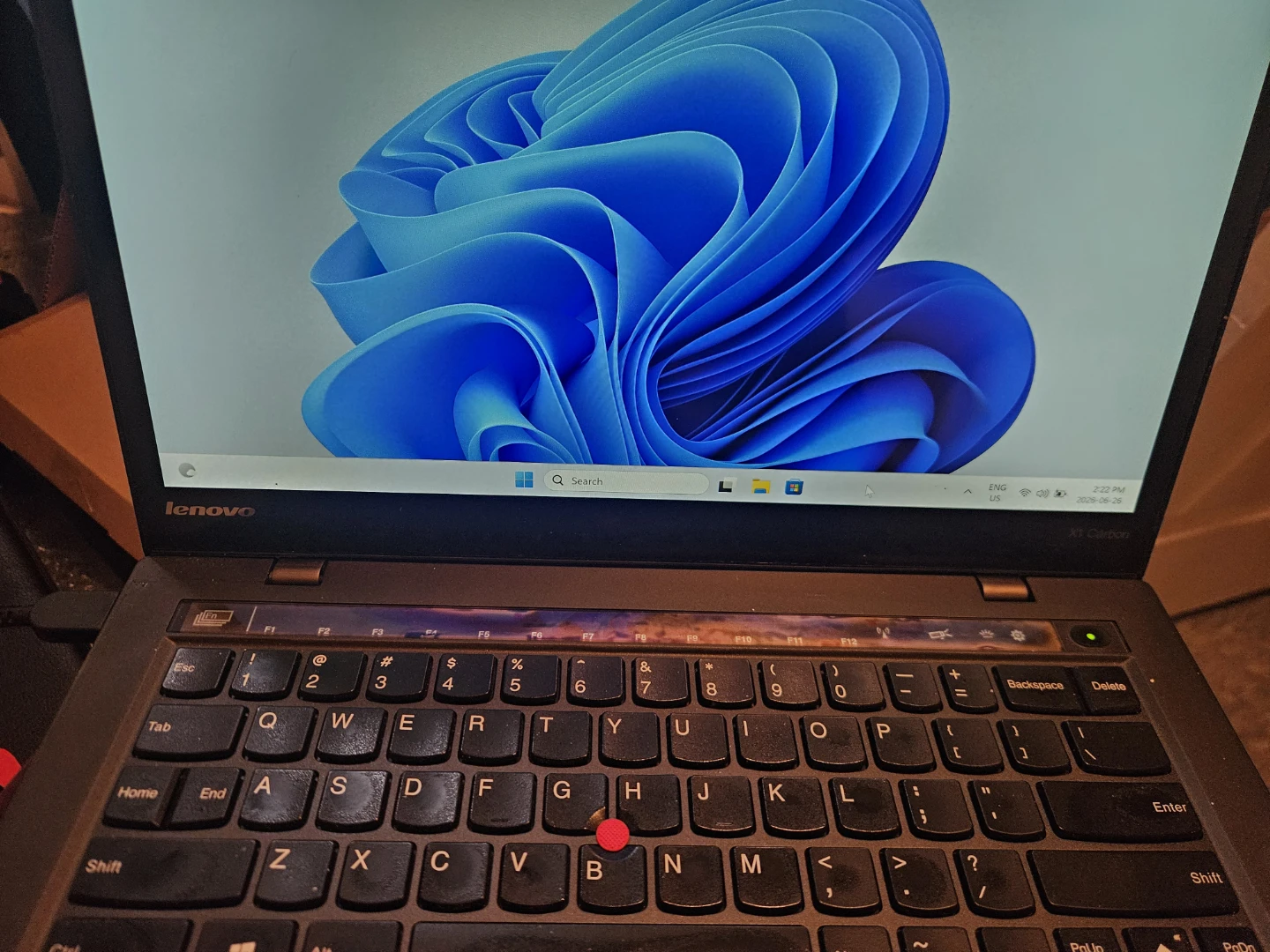 Lenovo ThinkPad carbon X1Laptop touchscreen win11 new battery - photo 2