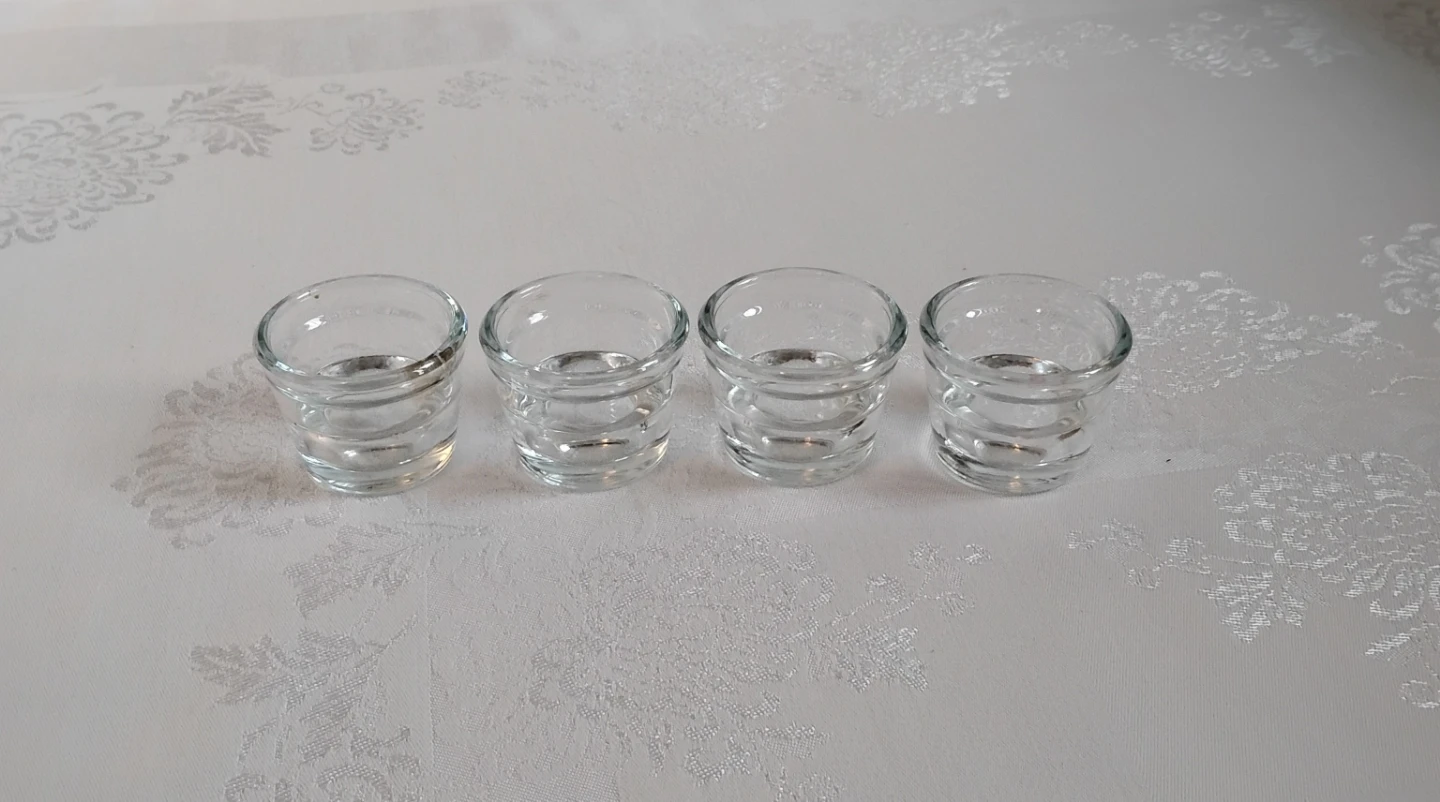 ⚽ Glass Candle Holders