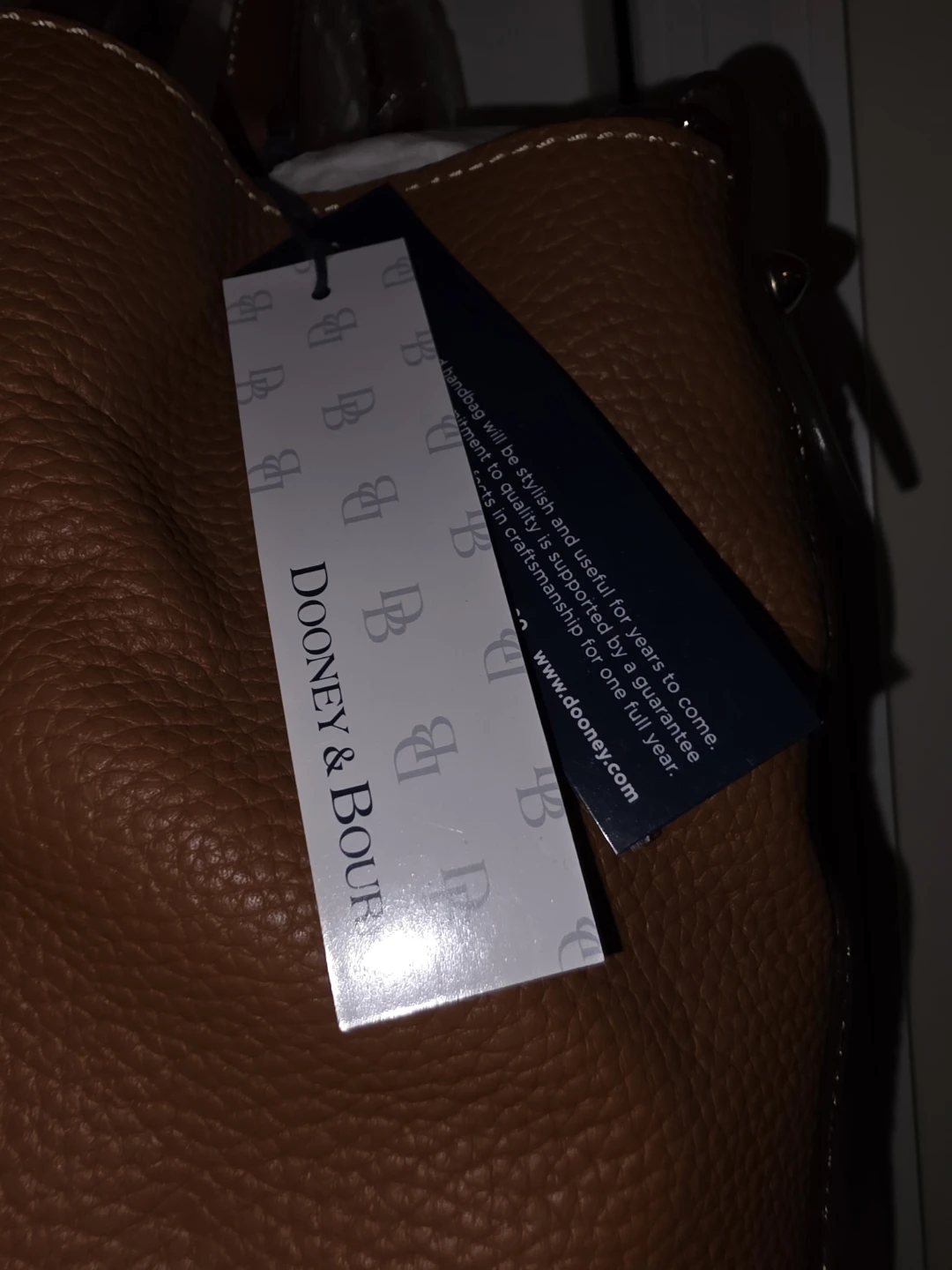 Dooney & Bourke Brown Leather Satchel Handbag - photo 5